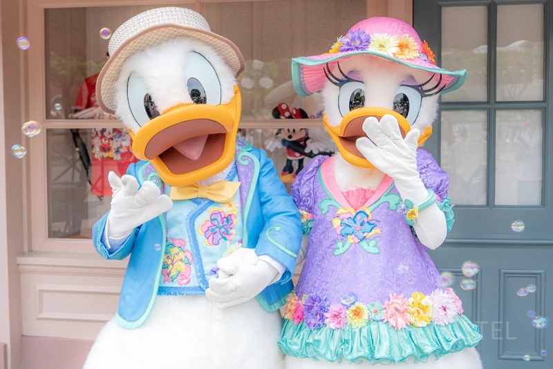 WDCCドナルドダック デイジー ドナルドの甥家族旅行 ファミリー
