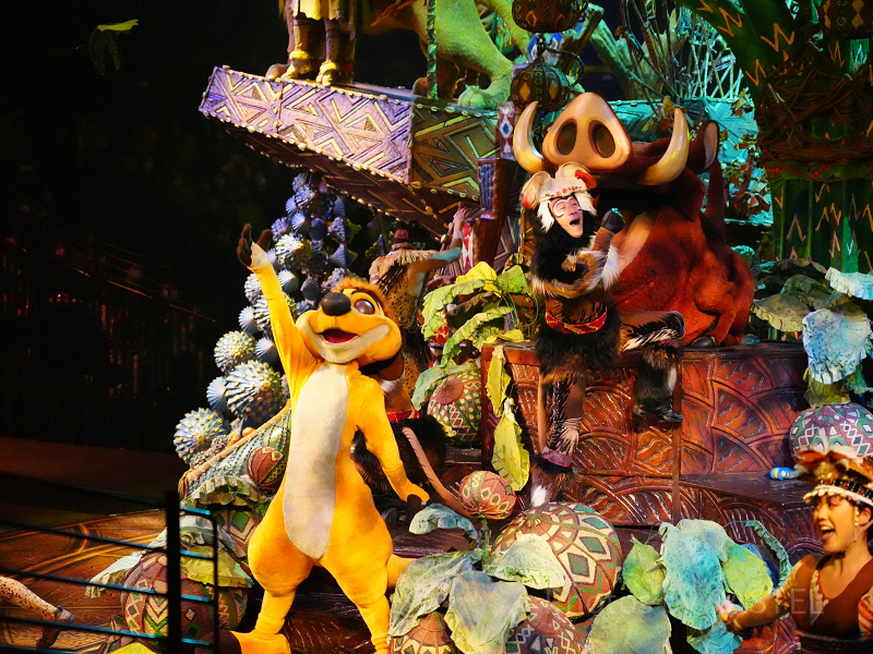 香港ディズニー『フェスティバル・オブ・ザ・ライオンキング』ショー
