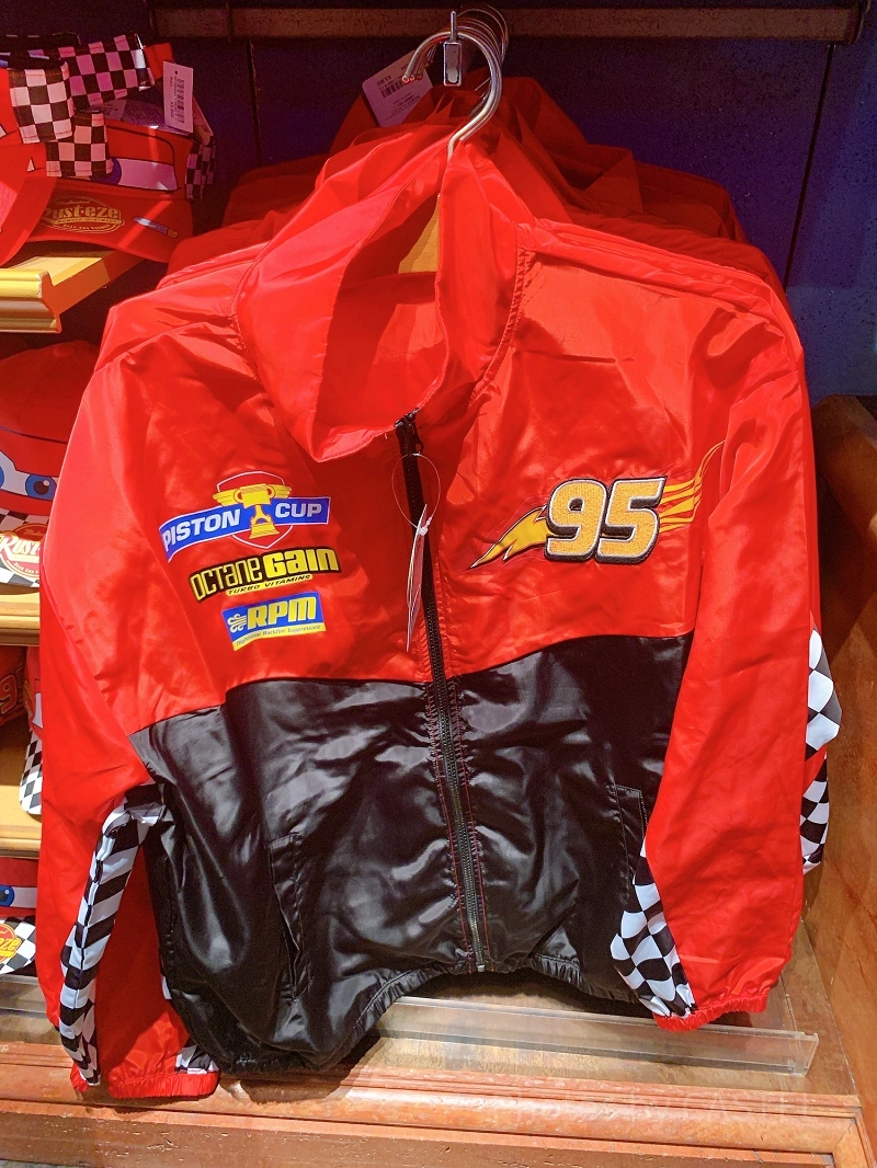 カーズ　マックイーン　ディズニーシー　ジャケット カーズ』ライトニング・マックィーンデザイン！東京ディズニーシー