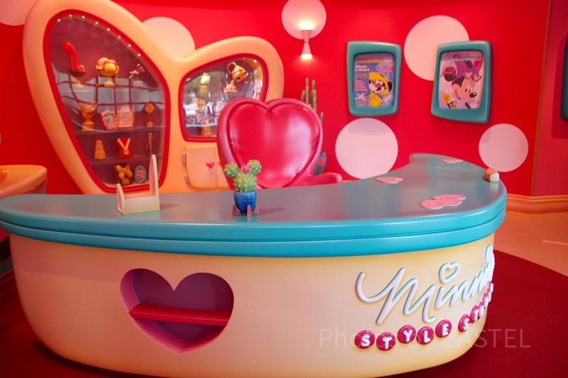 TDL】ミニーのスタイルスタジオでオシャレでキュートなミニーちゃんに