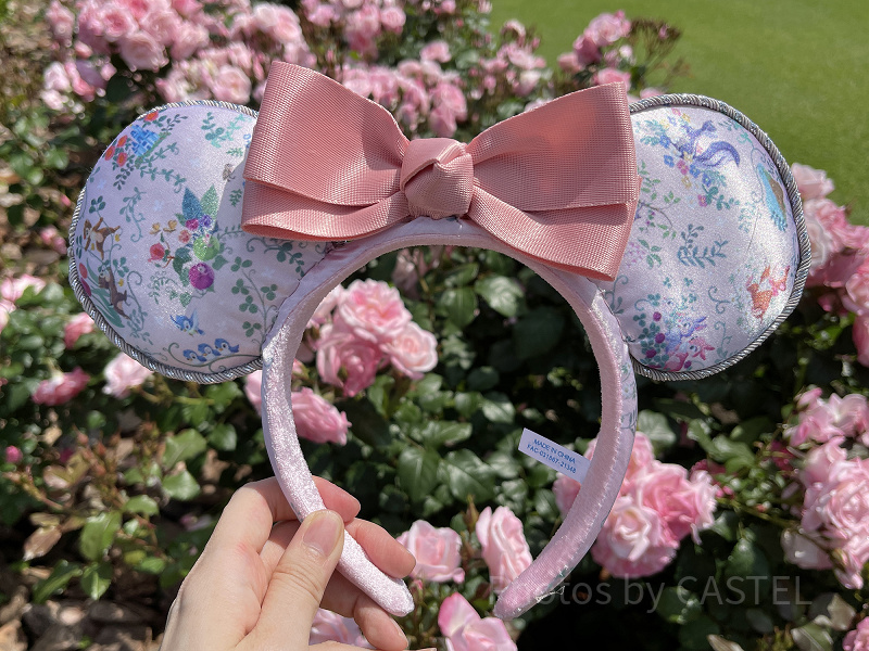 ディズニー、カチュウシャ（お花、ピンクリボン） 【公式通販】