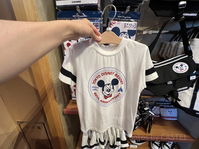 ディズニー 40周年 ミッキー コンバース Ｔシャツ Ｍサイズ - Tシャツ 