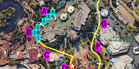 マップ３| キャステル | CASTEL ディズニー情報