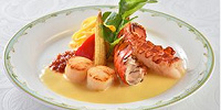 オマール海老のローストと帆立貝のソテーバターソース| キャステル | CASTEL ディズニー情報