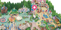 ギャグファクトリー/ファイブ・アンド・ダイムのマップ| キャステル | CASTEL ディズニー情報