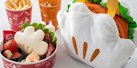 チキンパオ、シュリンプサラダとフルーツ| キャステル | CASTEL ディズニー情報