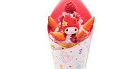 マイメロディのダブルベリークレープ| キャステル | CASTEL ディズニー情報