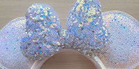 スパンコールカチューシャ(ブルーホワイト)| キャステル | CASTEL ディズニー情報