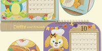 ダッフィー＆フレンズの卓上カレンダー中身②| キャステル | CASTEL ディズニー情報