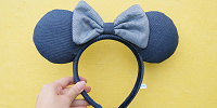 ミニーデニムカチューシャ| キャステル | CASTEL ディズニー情報