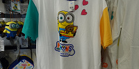 ミニオンTシャツ　(ホワイト・ボブ)| キャステル | CASTEL ディズニー情報