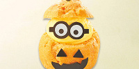 USJ秋フード：ハロウィーン・ミニオン・シュークリーム ～チョコバナナ～| キャステル | CASTEL ディズニー情報