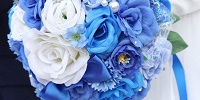 青のシンデレラブーケ| キャステル | CASTEL ディズニー情報