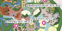 ディズニーランドガチャガチャ：カプセルトイの販売場所MAP| キャステル | CASTEL ディズニー情報
