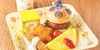 ハンバーガー・キッズセット（マリオのピック付）| キャステル | CASTEL ディズニー情報