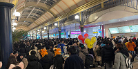 舞浜駅入場規制の様子（平日21時半頃）| キャステル | CASTEL ディズニー情報