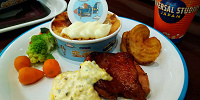 ドラえもん　空の冒険プレートセット～チーズドリア＆照り焼きチキン～| キャステル | CASTEL ディズニー情報