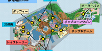 ディズニーシー：ポップコーンバケット販売場所MAP| キャステル | CASTEL ディズニー情報