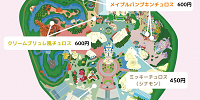 【9/15～】2025年9月のディズニーランドのチュロス販売場所マップ（地図）| キャステル | CASTEL ディズニー情報