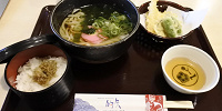 的矢の天ぷらうどん定食| キャステル | CASTEL ディズニー情報