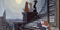 アニメ版『おしゃれキャット』の一場面| キャステル | CASTEL ディズニー情報