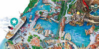 S.S.コロンビア号の場所| キャステル | CASTEL ディズニー情報