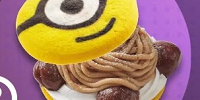 ミニオンクッキーサンドモンブラン（ユニバハロウィンフード2023）| キャステル | CASTEL ディズニー情報