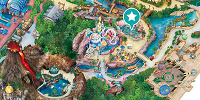 フランダーのフライングフィッシュコースターの場所 （公式より引用）| キャステル | CASTEL ディズニー情報