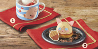 （左）プーギーのストロベリー＆ミルクプリン マグカップ付き| キャステル | CASTEL ディズニー情報