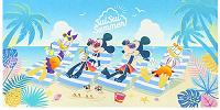 ワイドバスタオル（SuiSui Summerグッズ）| キャステル | CASTEL ディズニー情報
