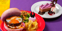 スペシャルハンバーグバーガーセット| キャステル | CASTEL ディズニー情報