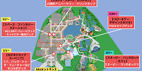 USJ25周年グッズ販売場所マップ| キャステル | CASTEL ディズニー情報