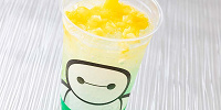 スパークリングドリンク（パイナップル＆オレンジ、ナタデココ）| キャステル | CASTEL ディズニー情報
