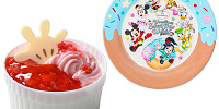 ストロベリーミルクムースケーキ、スーベニアプレート付き| キャステル | CASTEL ディズニー情報