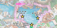 陸上演出のある場所・登場キャラクターマップ| キャステル | CASTEL ディズニー情報