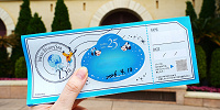 ジュビリーシールを貼る場所もあります| キャステル | CASTEL ディズニー情報