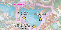 陸上演出のある場所・登場キャラクターマップ| キャステル | CASTEL ディズニー情報