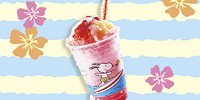 スヌーピー・フラッペ ～いちごミルク＆白桃～| キャステル | CASTEL ディズニー情報