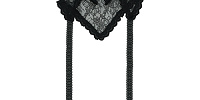 スカーフ風のレース付きカチューシャ（黒）| キャステル | CASTEL ディズニー情報