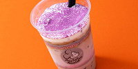 アイス紫イモカフェラテ| キャステル | CASTEL ディズニー情報