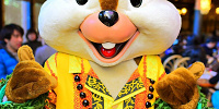 アロハ姿のチップ| キャステル | CASTEL ディズニー情報