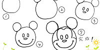 ミッキーマウスを書いてみよう！| キャステル | CASTEL ディズニー情報