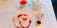 朝食限定♡ミッキーシェイプのフレンチトースト| キャステル | CASTEL ディズニー情報