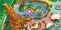 トムソーヤ島いかだの地図| キャステル | CASTEL ディズニー情報