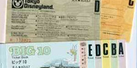 昔のチケット| キャステル | CASTEL ディズニー情報