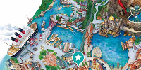 ニューヨーク・デリの地図（ディズニーシー）| キャステル | CASTEL ディズニー情報