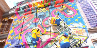 ミニオン・パークのショッピングゾーンのミニオンたち| キャステル | CASTEL ディズニー情報