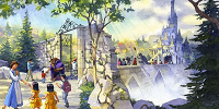 美女と野獣エリア（仮称）アトラクション外観（プレスリリースより引用）| キャステル | CASTEL ディズニー情報