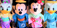 【2018】ミッキーの納涼ぬいば全7種類！夏らしい和装姿のディズニーぬいぐるみバッジ