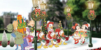 プラザ前のクリスマスデコレーション♡| キャステル | CASTEL ディズニー情報